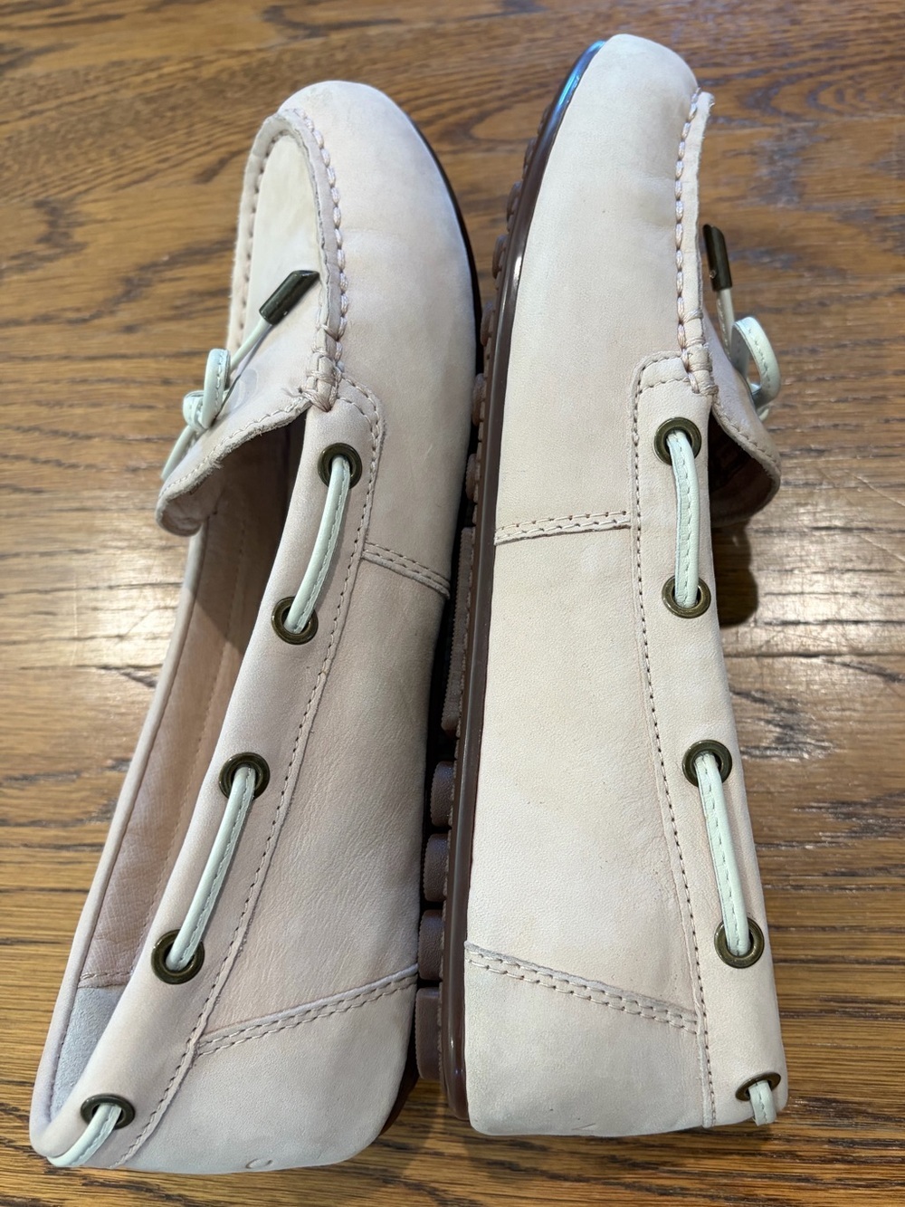 Vionic Honor Virginia Women's Leather Boat Shoes Loafers Sz 8.5 Pink Excellent! - Picture 5 of 7